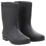VidaXL Regenstiefel Größe 46 PVC schwarz