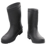 Botas de lluvia Vidaxl tamaño 46 PVC Negro