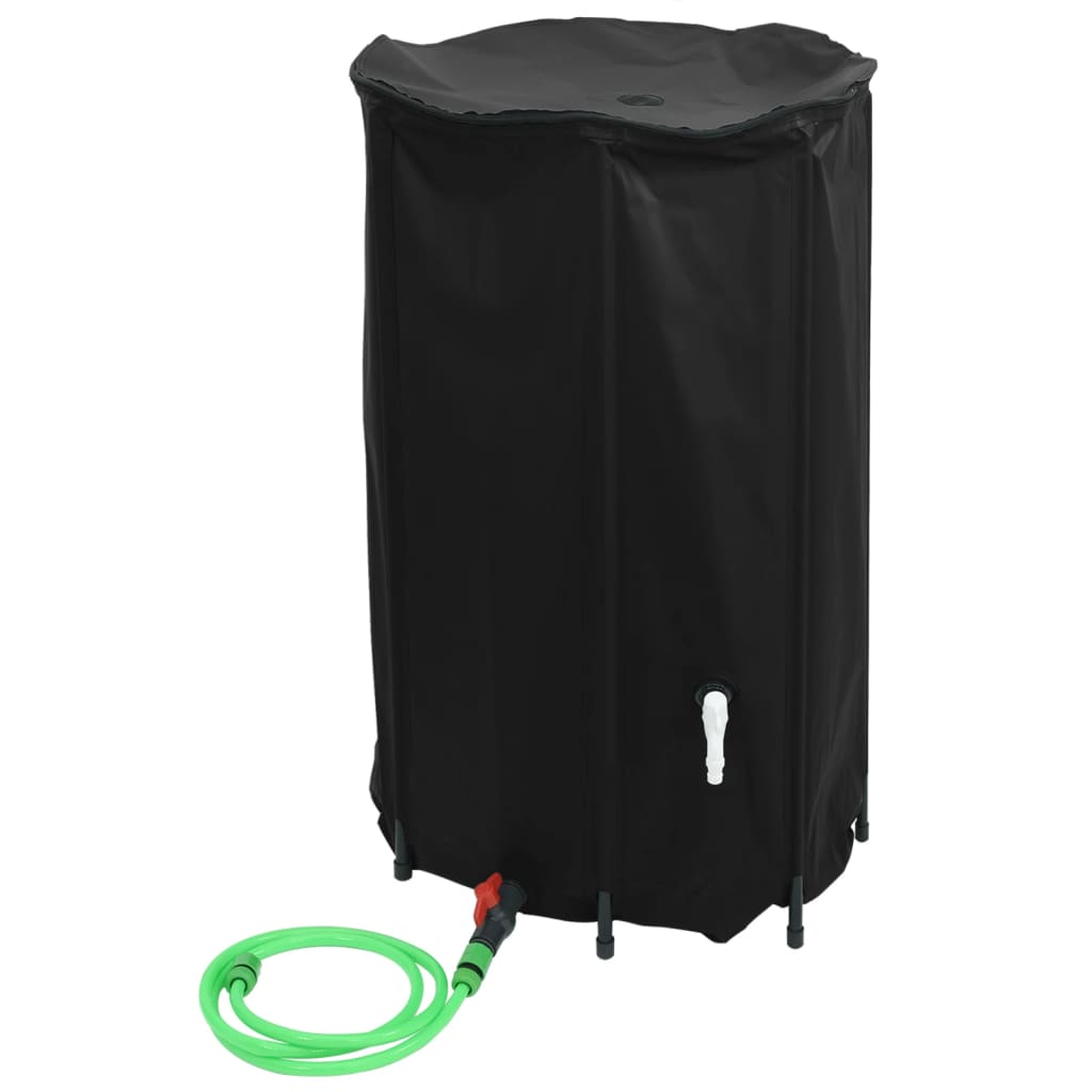 Vidaxl Tank de agua con grifo plegable 500 L PVC