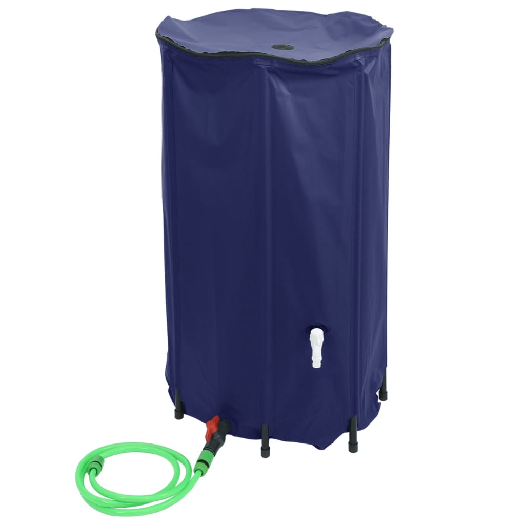 Vidaxl vandtank med hanen sammenfoldelig 250 L PVC