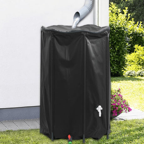 VidaXL Wassertank mit Wasserhahn faltbar 1000 l PVC