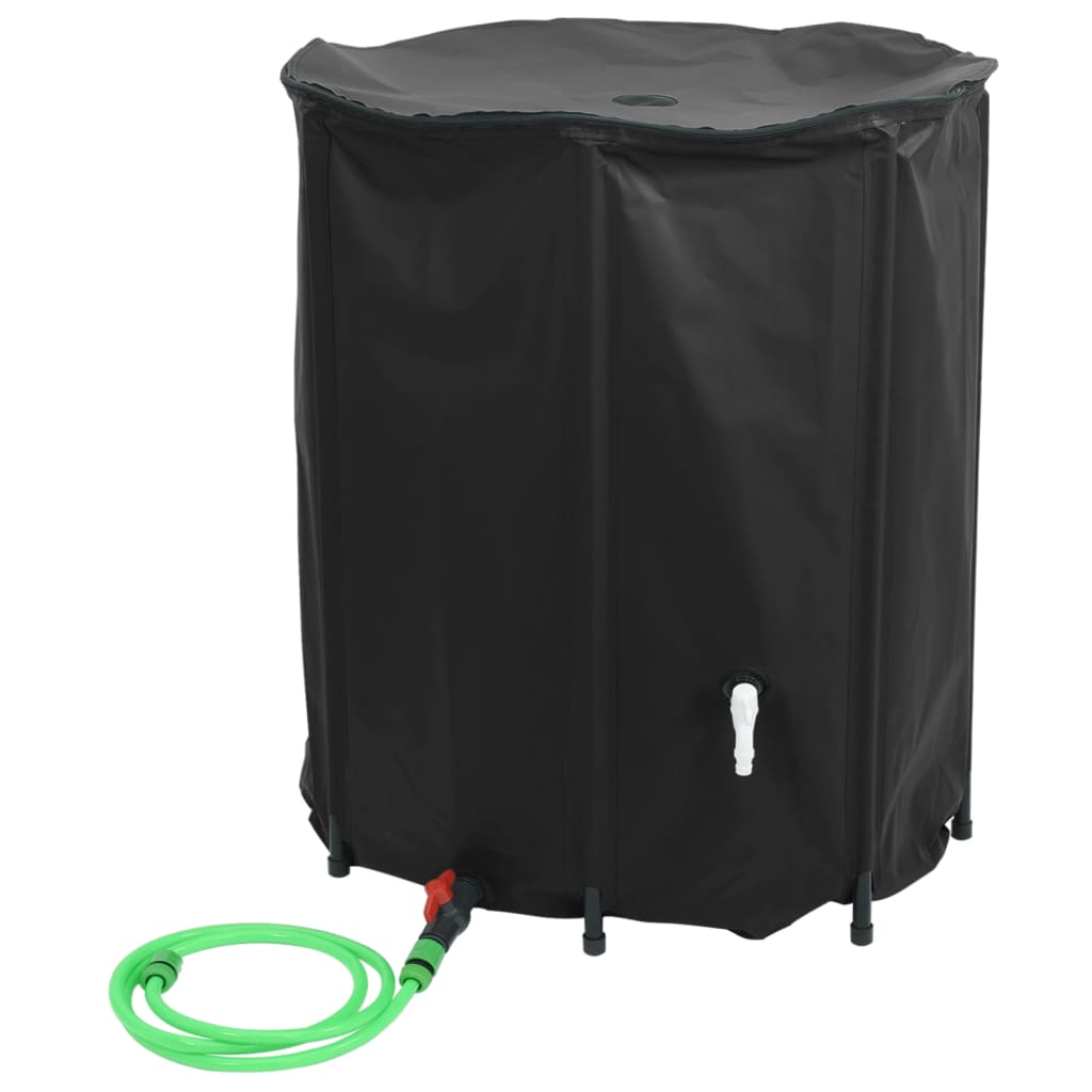 Vidaxl vandtank med kran sammenfoldelig 1250 L PVC