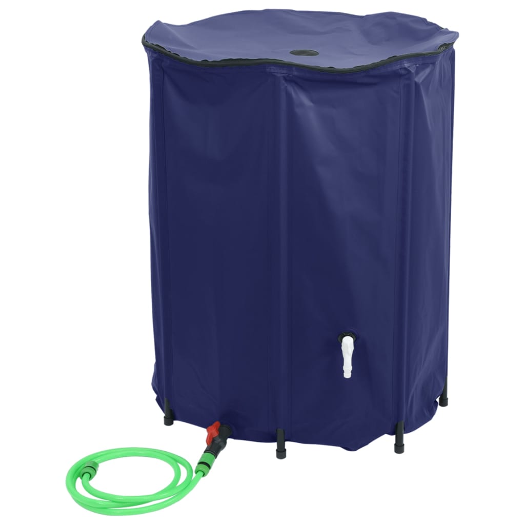 Vidaxl vanntank med kran sammenleggbar 1350 L PVC