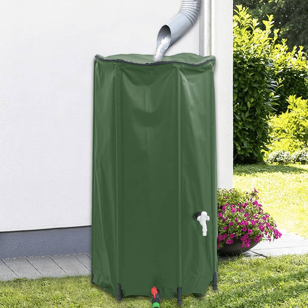 VIDAXL -Wassertank mit faltbarer 100 l PVC