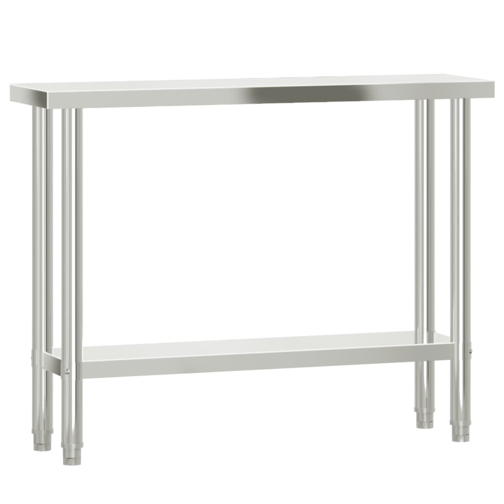 Vidaxx Küchenarbeitstisch 110x30x85 cm Edelstahl