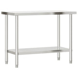 Vidaxx Küchenarbeitstisch 110x55x85 cm Edelstahl