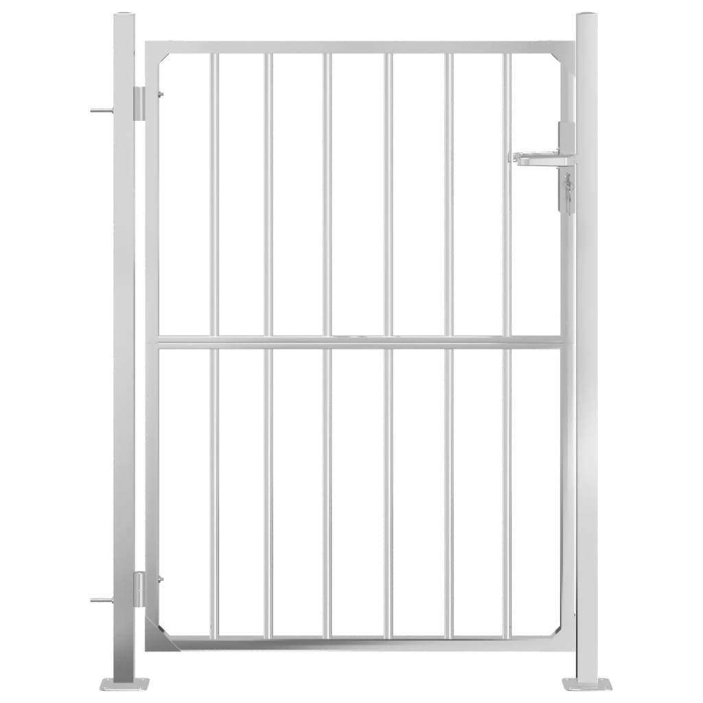 Vidaxl Garden Gate 100x150 cm en acier inoxydable