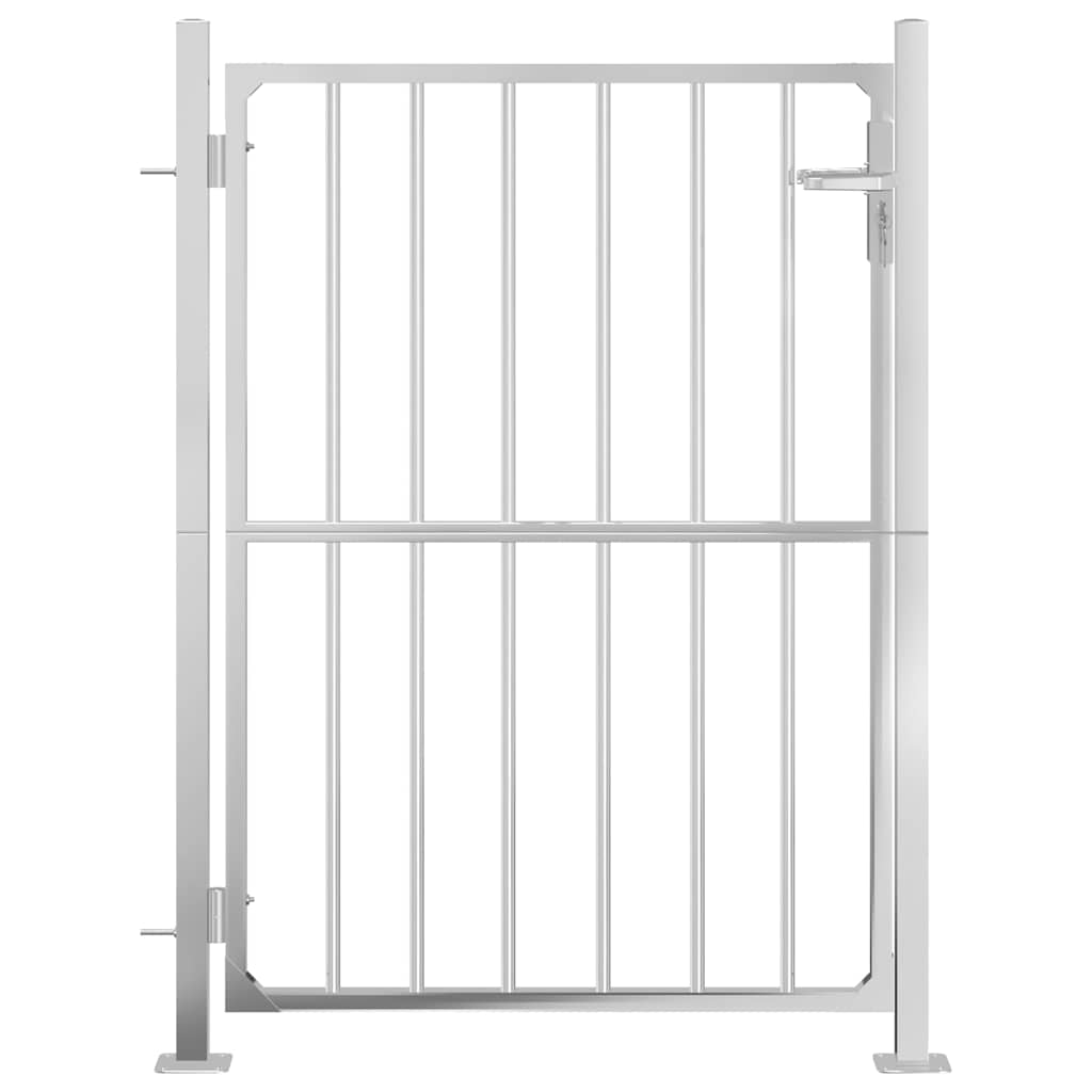 VidaXL Gartentor 100x150 cm Edelstahl