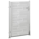 Vidaxl Garden Gate 100x150 cm en acier inoxydable