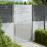 Vidaxl Garden Gate 100x200 cm stal nierdzewna