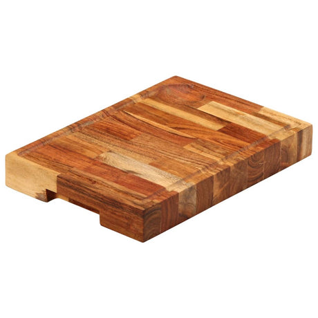 Vidaxx Hackblock 30x21x4 cm massives Akazienholz