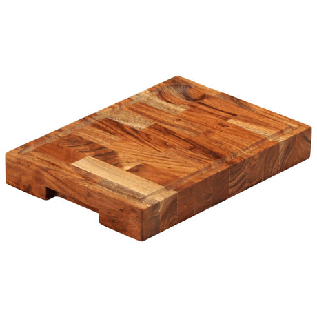 Vidaxx Hackblock 30x21x4 cm massives Akazienholz