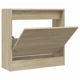 VidaXL Schuhschrank 60x21x57 cm Holzwerkstoff Sonoma-Eiche-farbig