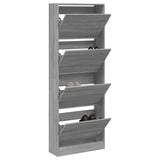 Vidaxl Schong Cabinet 60x21x163,5 cm expertéiert Holz Greyoma Oakma