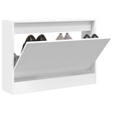 Vidaxx Schuhschrank 80x21x57 cm Holzwerkstoff weiß