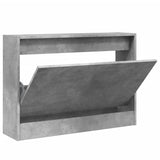 Vidaxx Schuhschrank 80x21x57 cm Holzwerkstoff betongrau