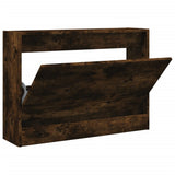 Vidaxx Schuhschrank 80x21x57 cm verarbeitetes Holz, geräucherte Eiche
