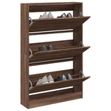 Vidaxl Schong Cabinet 80x21x125,5 cm produzéiert Holzbrong Faarm