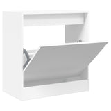 VidaXL Shoe cabinet 60x34x63.5 cm Processed Wood White