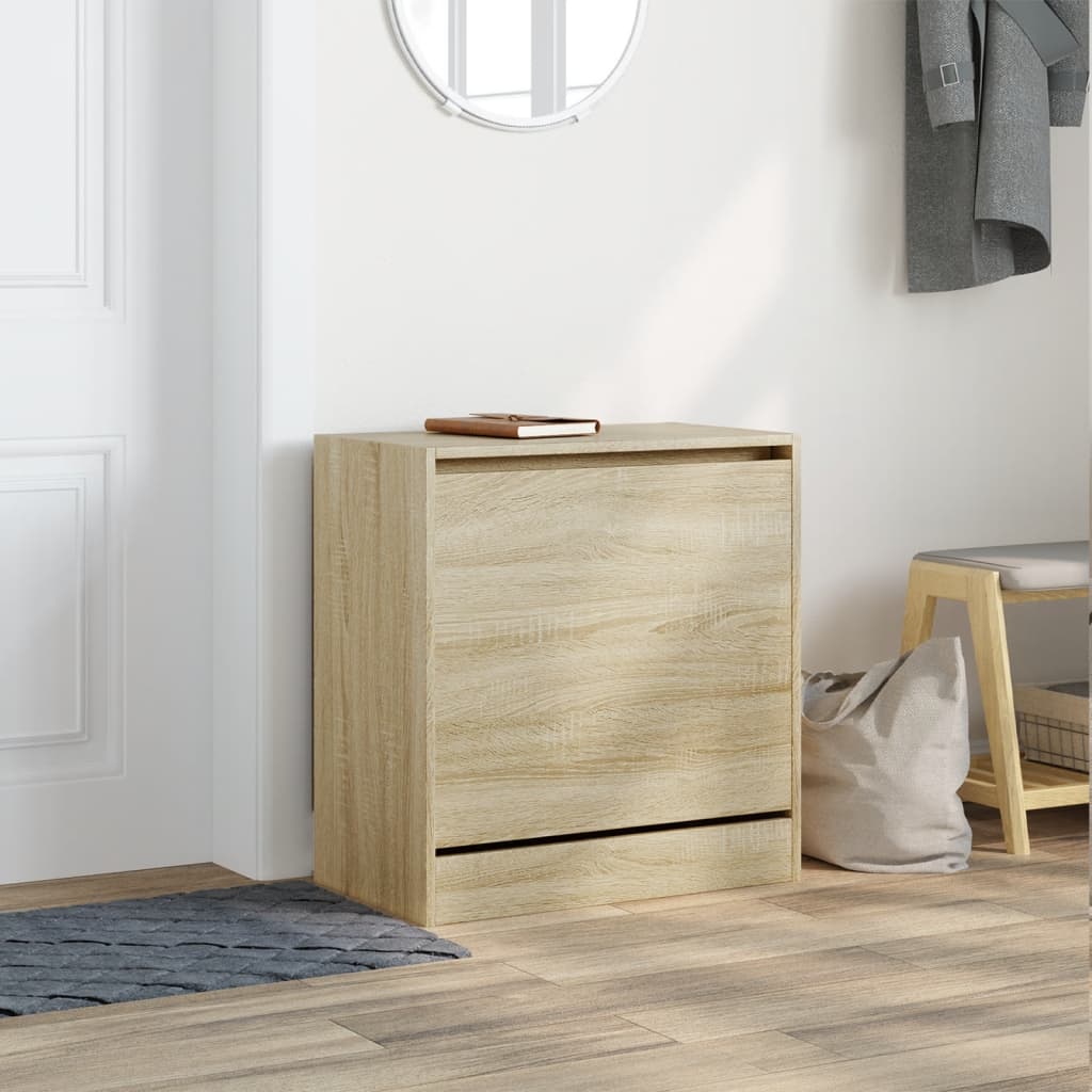 Vidaxl Schong Cabinet 60x34x63,5 cm Prozessed Holz Sonoma Oakfaarf