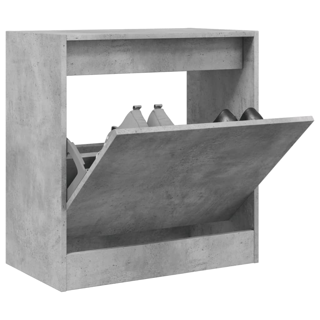 Vidaxx Schuhschrank 60x34x63,5 cm Holzwerkstoff betongrau