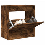 Vidaxx Schuhschrank 60x34x63,5 cm verarbeitetes Holz, geräucherte Eiche