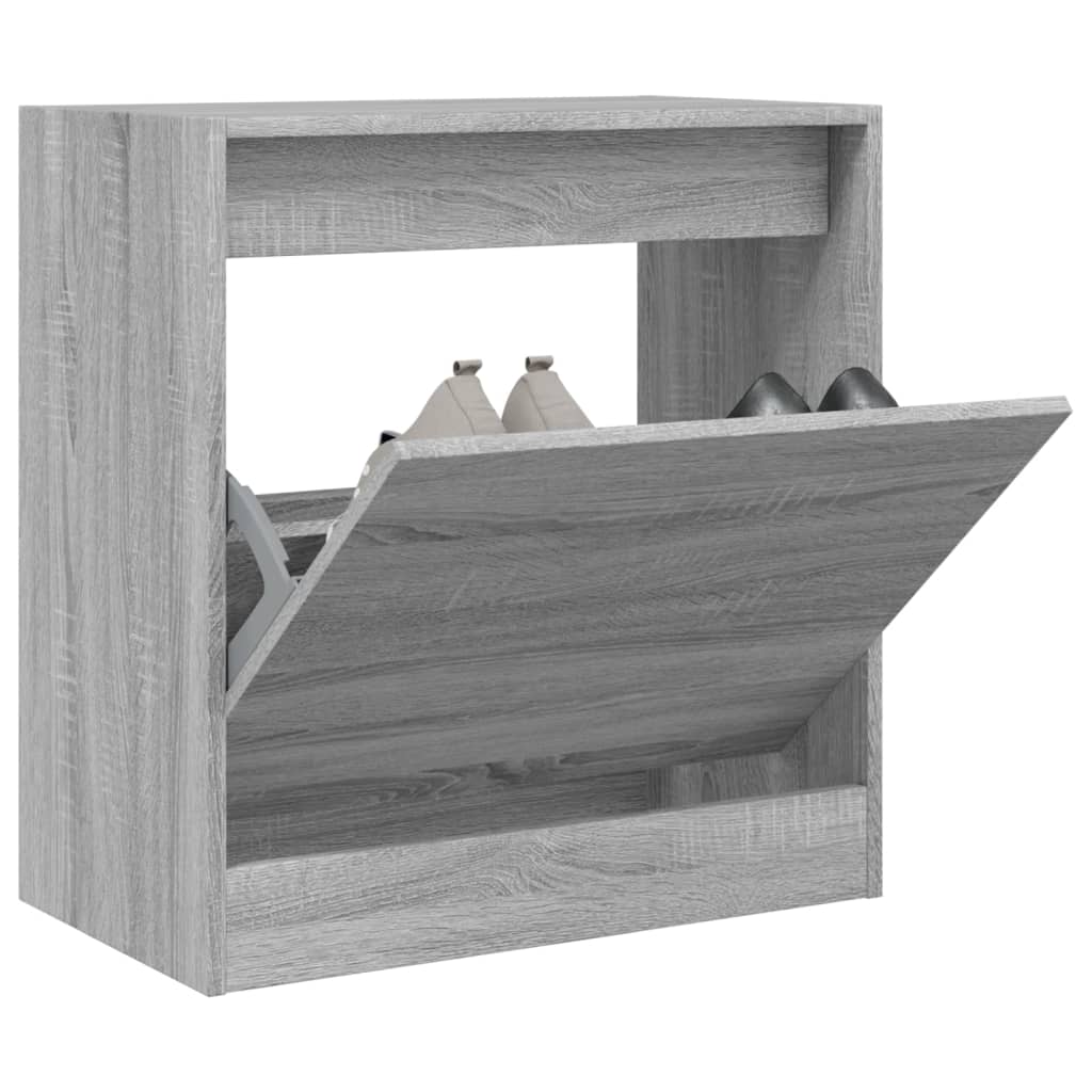 Vidaxl Schong Cabinet 60x34x63,5 CM verschafft Holz Grey Sonoma Oakfaarf