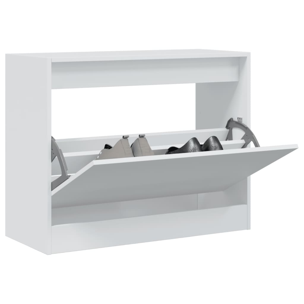 Vidaxx Schuhschrank 80x34x63 cm Holzwerkstoff weiß