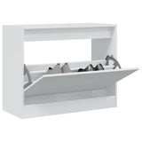 Vidaxx Schuhschrank 80x34x63 cm Holzwerkstoff weiß
