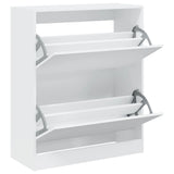 VidaXL Shoe cabinet 80x34x96.5 cm processed wood white