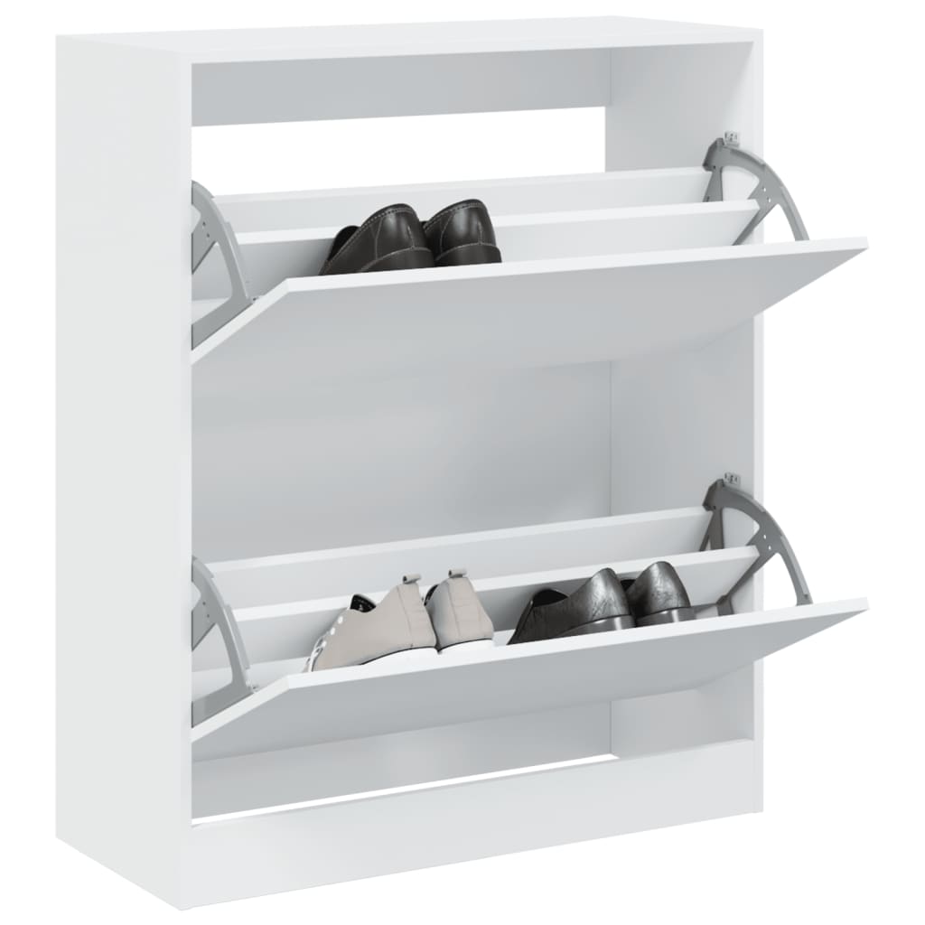 Vidaxx Schuhschrank 80x34x96,5 cm Holzwerkstoff weiß