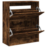 Vidaxx Schuhschrank 80x34x96,5 cm verarbeitetes Holz, geräucherte Eiche