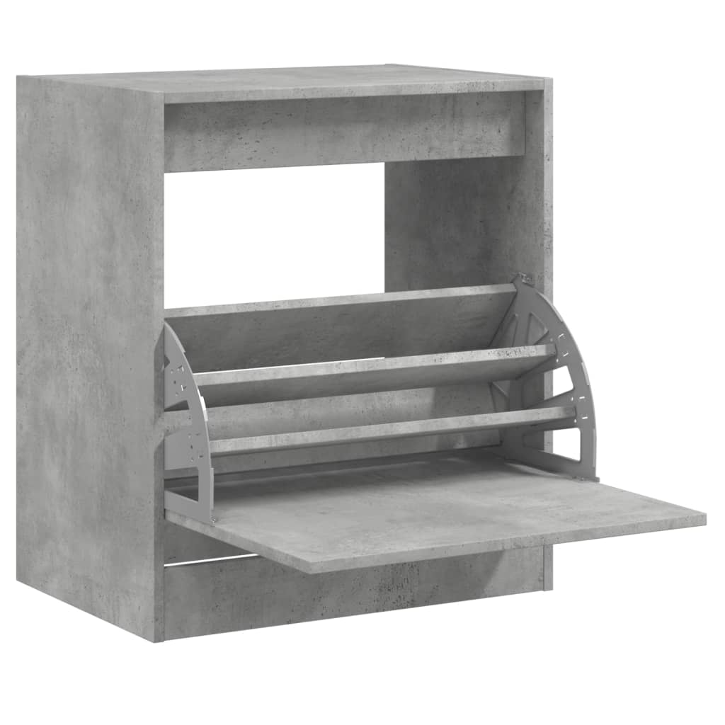 Vidaxx Schuhschrank 60x42x69 cm Holzwerkstoff betongrau