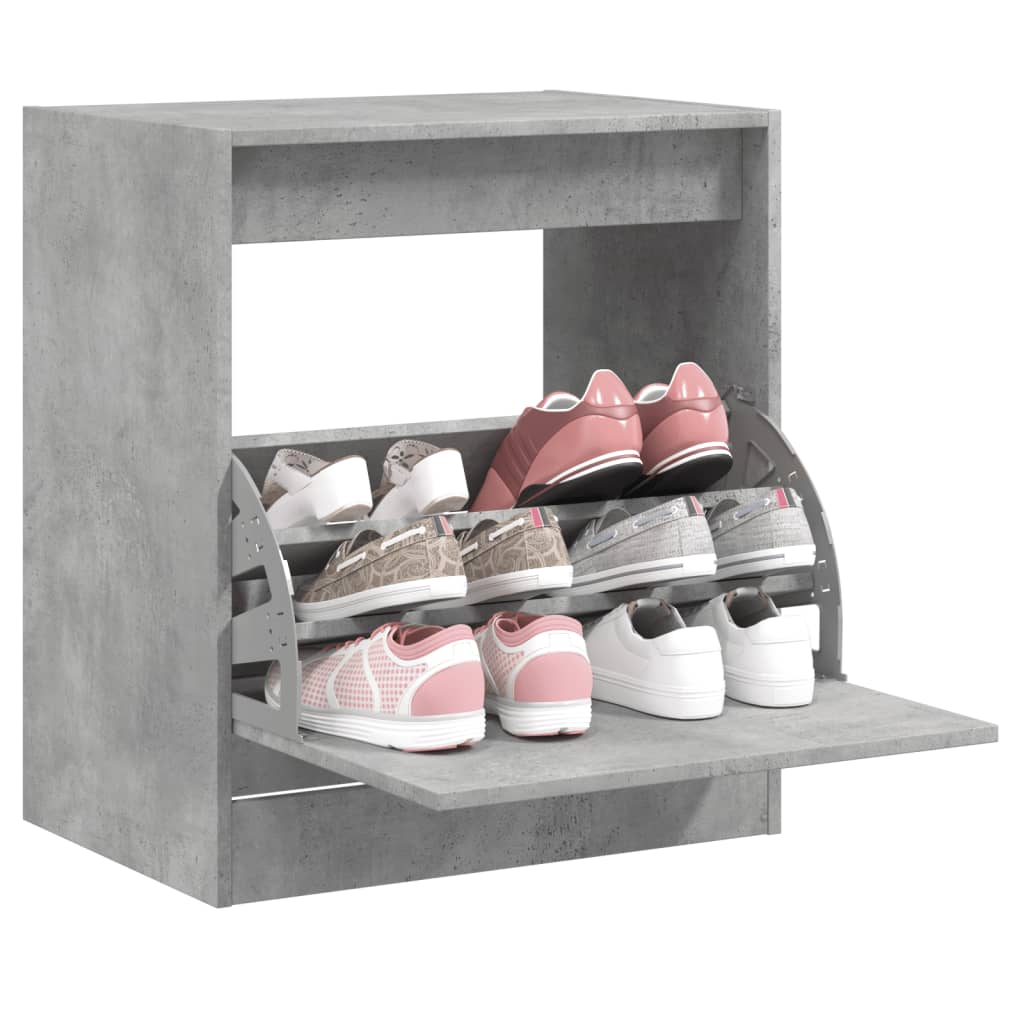 Vidaxx Schuhschrank 60x42x69 cm Holzwerkstoff betongrau