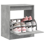 Vidaxx Schuhschrank 60x42x69 cm Holzwerkstoff betongrau
