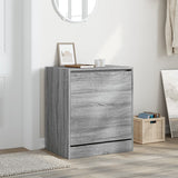 Vidaxx Schuhschrank 60x42x69 cm, Holzwerkstoff, Sonoma-Eiche, grau