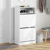 Vidaxx Schuhschrank 60x34x116 cm Holzwerkstoff weiß