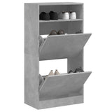 Vidaxx Schuhschrank 60x34x116 cm Holzwerkstoff betongrau
