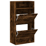 Vidaxx Schuhschrank 60x34x116 cm verarbeitetes Holz, geräucherte Eiche