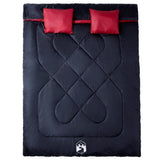 Vidaxl slaapzak dubbel met kussens voor volwassenen 3-4 seizoenen