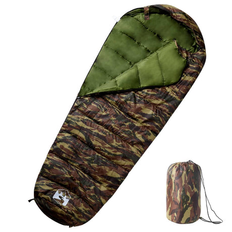 VidaXL Schlafsack Mumie für Erwachsene Camping 3 Jahreszeiten