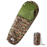 VidaXL Schlafsack Mumie für Erwachsene Camping 3 Jahreszeiten