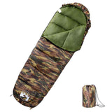 VidaXL Schlafsack Mumie für Erwachsene Camping 3 Jahreszeiten
