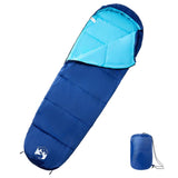 VidaXL Schlafsack Mumie für Erwachsene Camping 3 Jahreszeiten