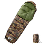 VidaXL Schlafsack Mumie für Erwachsene Camping 3 Jahreszeiten