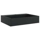 Vidaxx Waschbecken 50x38x11 cm Mineralgussmarmor mattschwarz