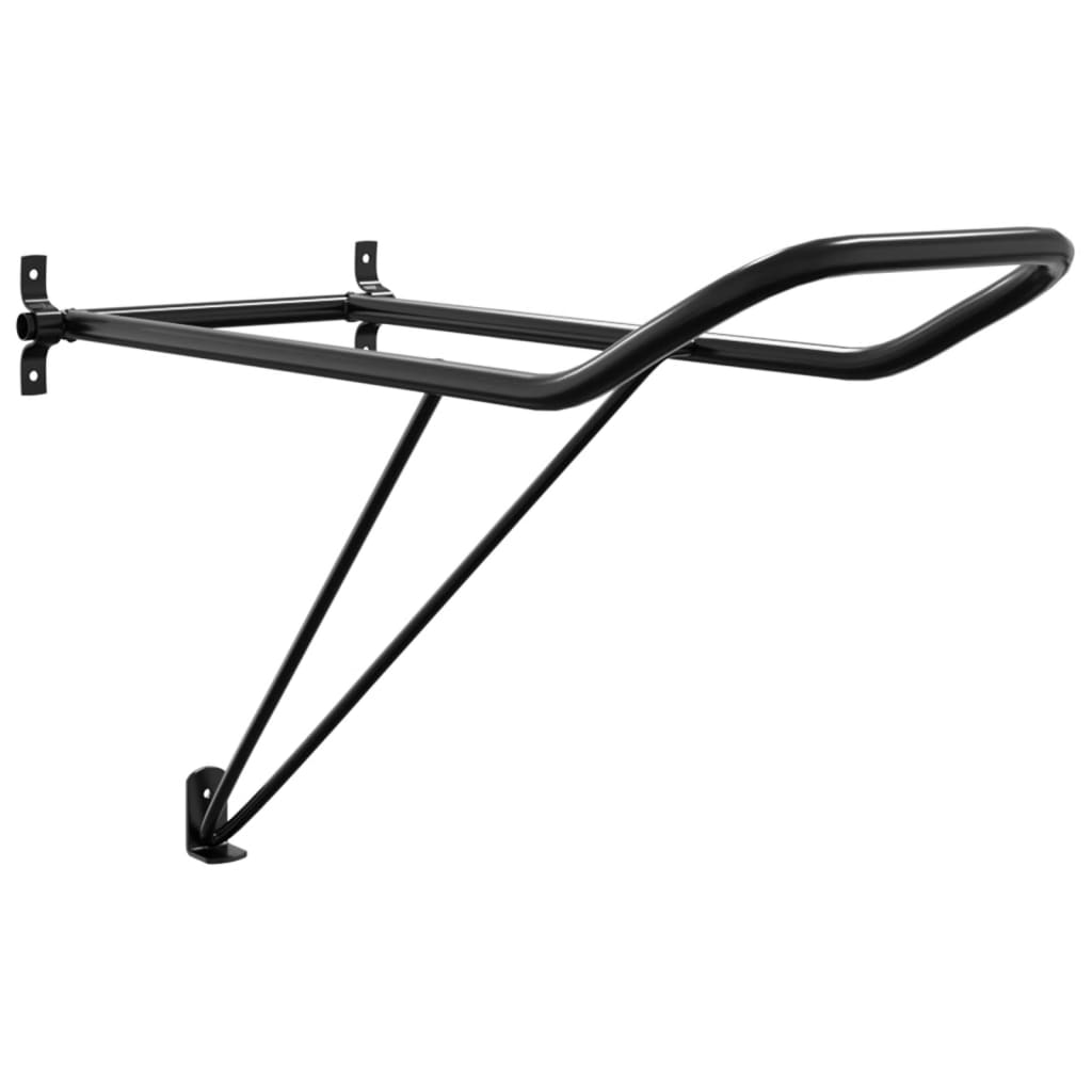 Vidaxl Saddle Rack Sammenfoldelig væg -Montered Iron Black