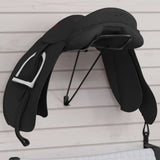 Vidaxl Saddle Rack Sammenfoldelig væg -Montered Iron Black