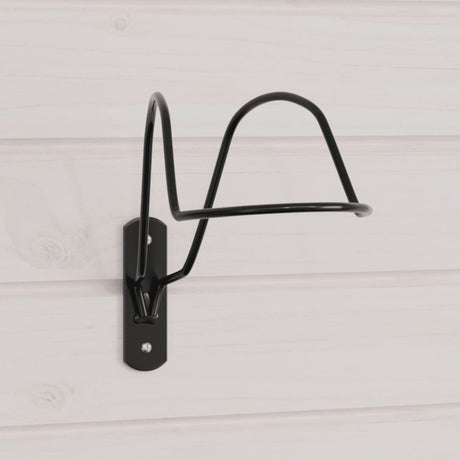 Vidaxx Helmhalter für Reitsport-Wandmontage aus Stahl schwarz
