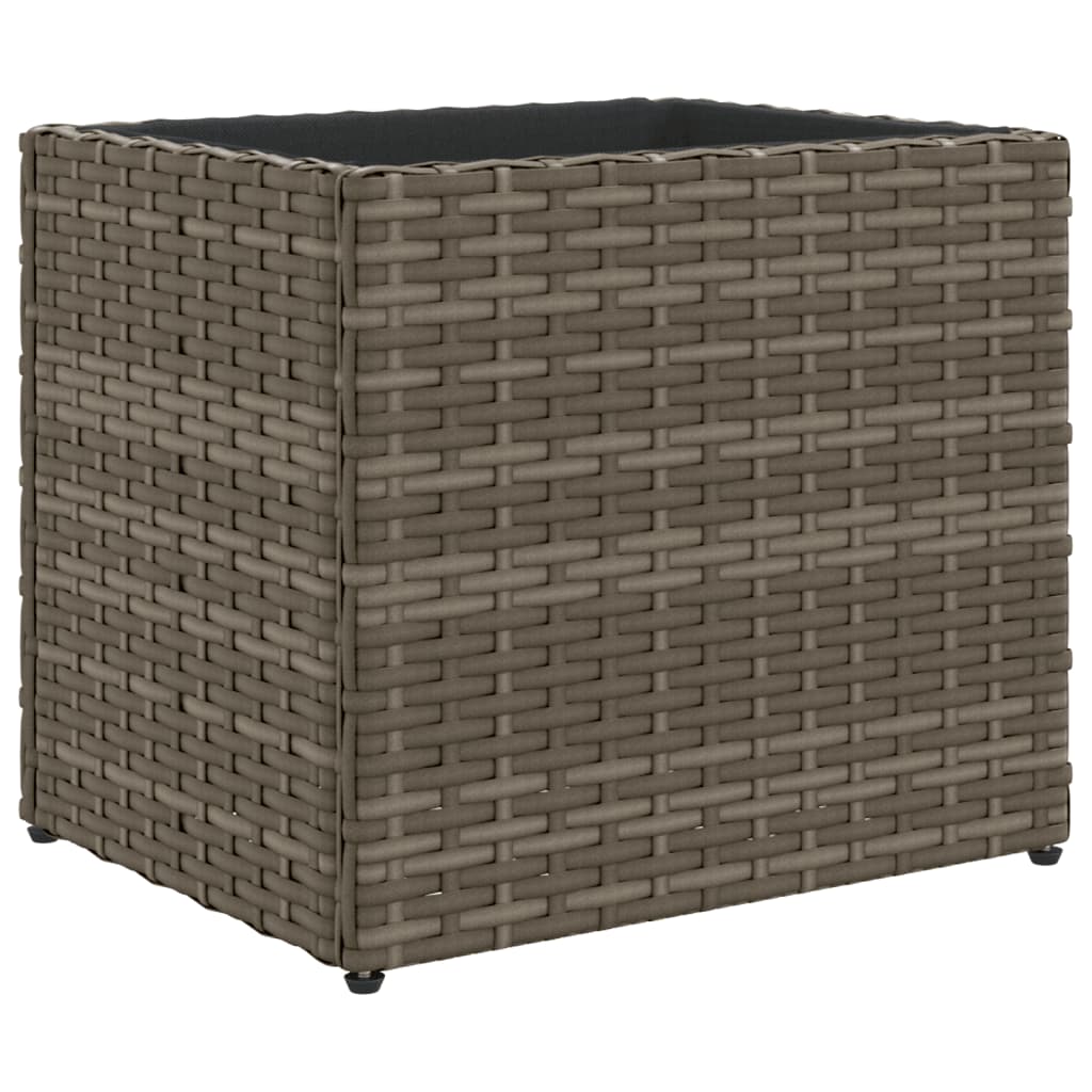 Vidaxl Planning Box 36x30x32 cm Poly Rattan Grey